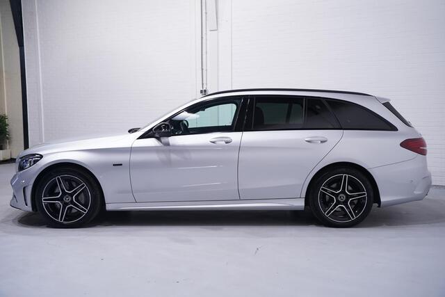 Mercedes-Benz C-KLASSE Estate 300 e Business Solution AMG navigatie full-map 360-camera schakelflippers a/h stuur sportstoelen verwarmbaar dynamic-select PDC v+a ACC Ecc electrische-achterklep led-verlichting touch-pad