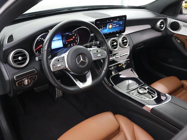 Mercedes-Benz C-KLASSE 160 Business Solution AMG | Panoramadak | Night | Multibeam | Stoelverwarming | Lederen bekleding |