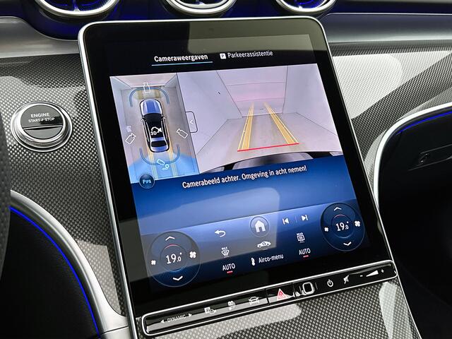 Mercedes-Benz C-KLASSE 300 e Business Solution AMG | Premium Plus | Nightpakket | Middenconsole metaalstructuur | Trekhaak | GUARD 360° Plus | Panoramaschuifdak | 360° camera | Burmester® 3D surround sound | 19" multispaaks lichtmetalen AMG-velgen |