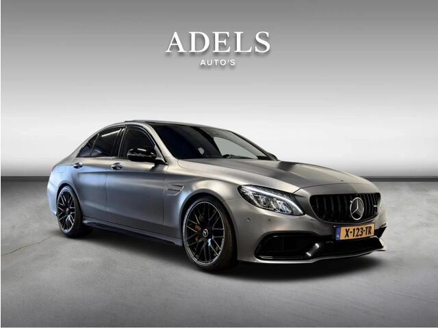 Mercedes-Benz C-KLASSE AMG 63 S Keramisch Panodak Schaalstoelen Performance Night Pakket IWC Burmester HUD