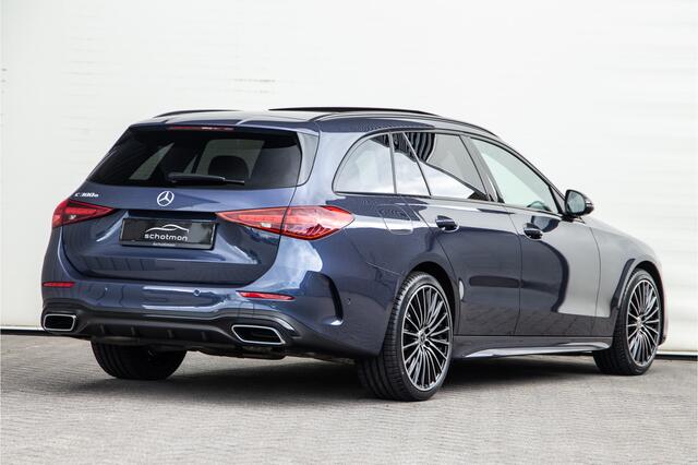 Mercedes-Benz C-KLASSE Estate 300 e AMG Nightpakket, Pano, Carplay, Hybrid 2023