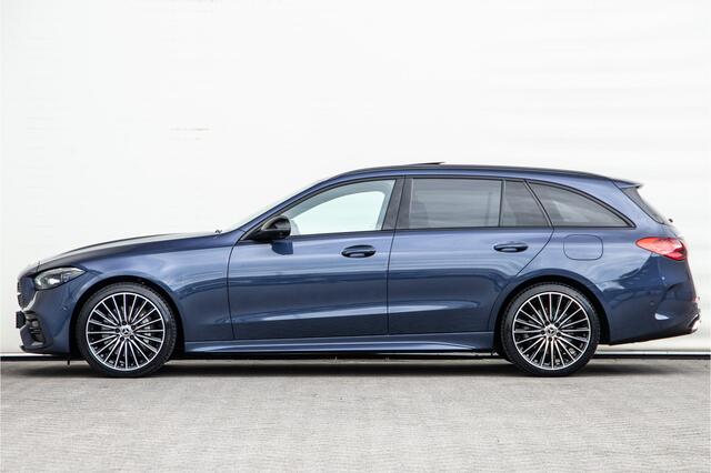 Mercedes-Benz C-KLASSE Estate 300 e AMG Nightpakket, Pano, Carplay, Hybrid 2023
