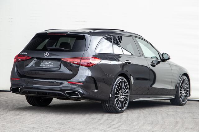 Mercedes-Benz C-KLASSE Estate 300 e AMG Nightpakket, Pano, Distronic, Trekhaak, Carplay, Hybrid 2023