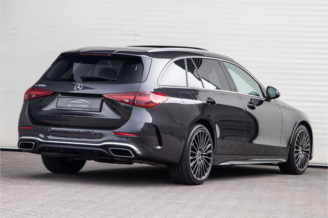 Mercedes-Benz C-KLASSE Estate 300 e AMG Premium, Massage, Distronic, Pano, Trekhaak, Carplay, Hybrid 2023
