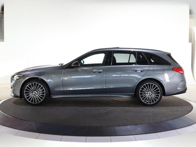 Mercedes-Benz C-KLASSE Estate 300e Business Solution AMG | Panoramaschuifdak | Burmester | Rijassistentiepakket | DIGITAL LIGHT | Trekhaak |