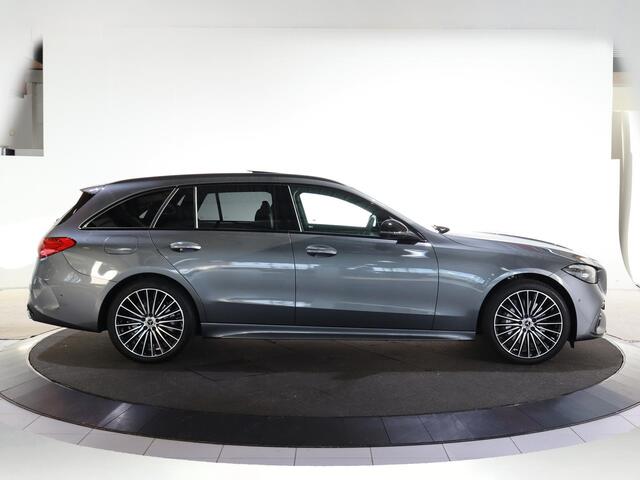 Mercedes-Benz C-KLASSE Estate 300e Business Solution AMG | Panoramaschuifdak | Burmester | Rijassistentiepakket | DIGITAL LIGHT | Trekhaak |