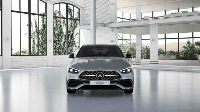 Mercedes-Benz C-KLASSE 300e Business Solution AMG | AMG Line Premium Plus | Nightpakket | Trekhaak | Burmester | 360° camera | Panoramaschuifdak |