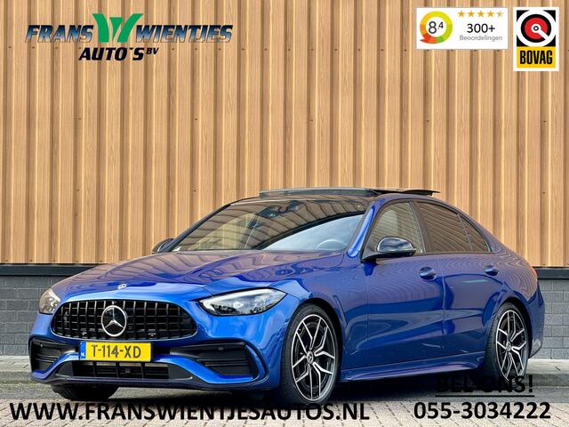 Mercedes-Benz C-KLASSE 300 4MATIC AMG Line | Panoramadak | 360° Camera | 19'' Lichtmetaal | Sfeerverlichting | Digital Light | Elektrische Stoelen + Geheugen | Parkeersensoren