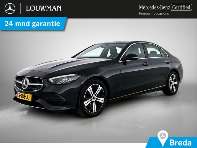 Mercedes-Benz C-KLASSE 180 Luxury Line | Achteruitrijcamera | Trekhaak | Dodehoekassistent | Sfeerverlichting | Inclusief 24 maanden MB Certified garantie voor Europa.