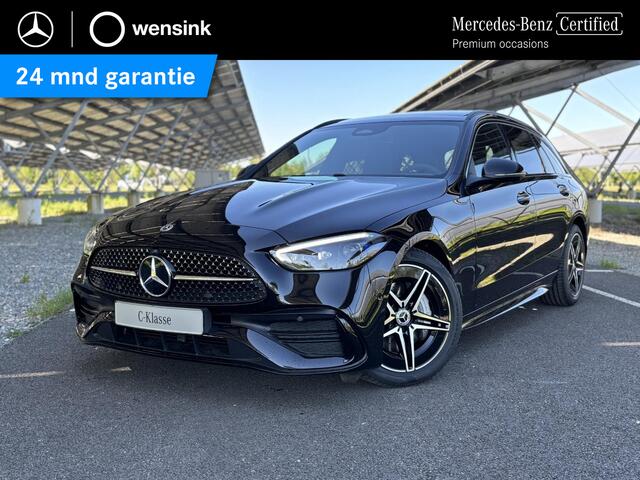 Mercedes-Benz C-KLASSE Estate 180 Business Solution AMG | Night | Panoramdak | Memory stoelen | 360 camera | Sfeerverlichting |
