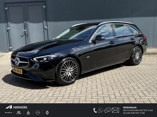 Mercedes-Benz C-KLASSE Estate Luxury Line 180 / Zeer complete-luxe / Burmester audio / Glascoating / Sfeerverlichting / 360 graden camera / Elektrisch verstelbare stoelen met memory functie / Elektrisch verstelbaar stuur