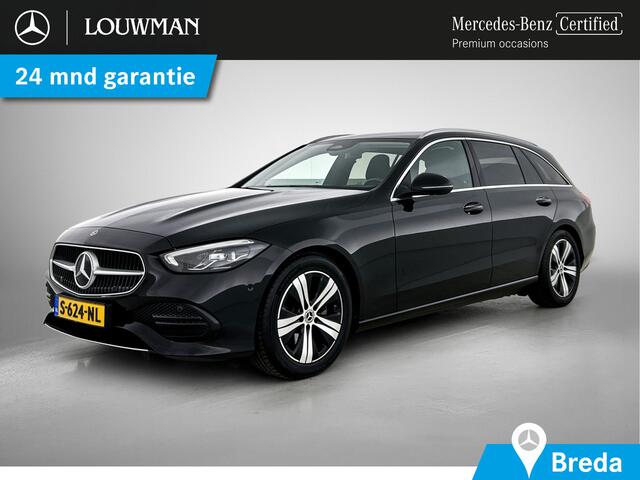 Mercedes-Benz C-KLASSE Estate 180 Luxury Line Parkeerpakket met achteruitrijcamera | Alarm | Stoelverwarming voor | Ledkoplampen | Sfeerverlichting. Inclusief 24 maanden MB Certified garantie voor Europa.
