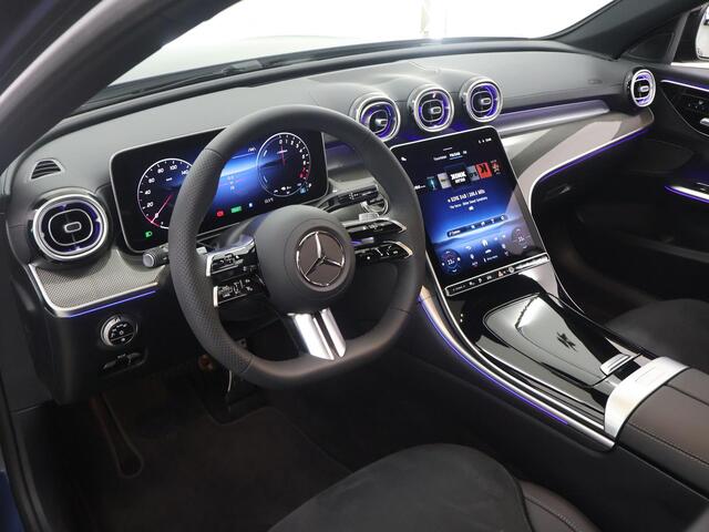 Mercedes-Benz C-KLASSE 300e Business Solution AMG | Panoramaschuifdak | Trekhaak | DIGITAL LIGHT | Nightpakket | dodehoekassistent | 360° camera |