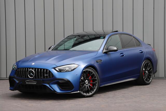 Mercedes-Benz C-KLASSE AMG 63 S E Performance | 680PK | Head-up | Schaalstoelen | Carbon | Burmester | Sfeerverlichting | Track-pace | Stoelkoeling | 2023.