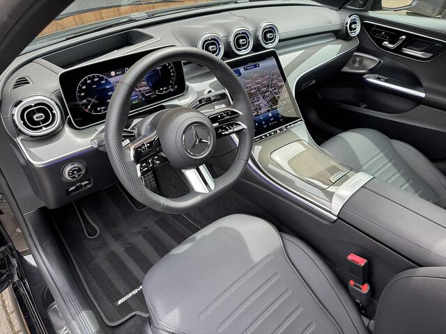 Mercedes-Benz C-KLASSE 300 e Business Solution AMG | Burmester | Origineel Nederlands | Memory | Panoramadak | Digital Light | Elektrische Trekhaak | Head-Up | Leder |