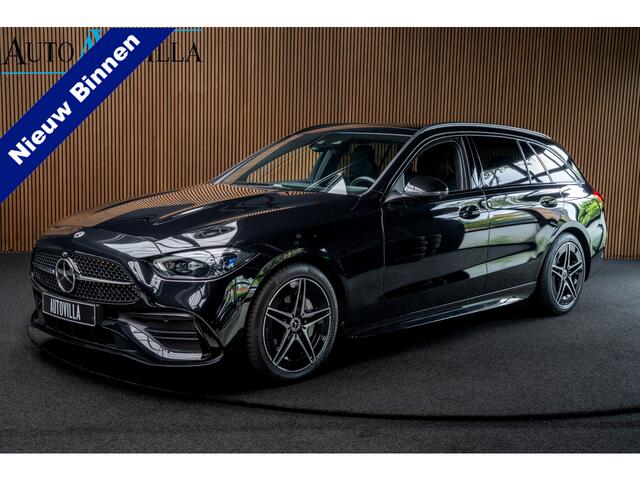 Mercedes-Benz C-KLASSE Estate 180 AMG Pano Leder Matrix LED 360 Navi Elektr. trekhaak Memory Stoelverwarming Elektr. trekhaak PTS LM velgen
