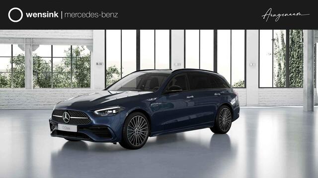 Mercedes-Benz C-KLASSE Estate 300e 140 Years Edition | Panoramaschuifdak | Comfort-Pakket | Winterpakket | AMG-line | 360 Camera |