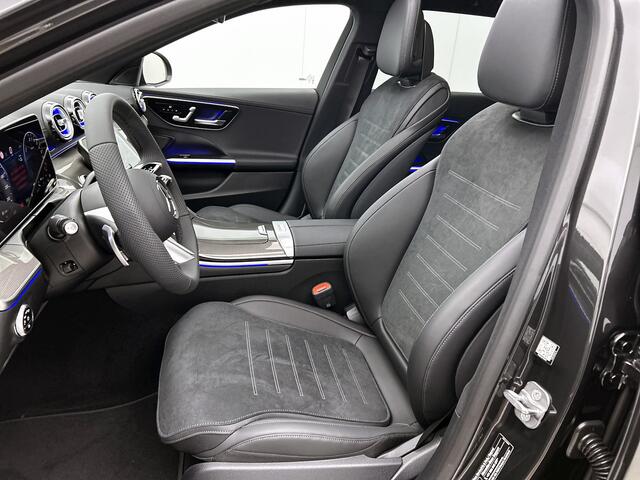 Mercedes-Benz C-KLASSE Estate 300 e 140 Years Edition | Comfortpakket Plus | Parkeerpakket met 360°-camera | Nightpakket | Trekhaak | Panoramaschuifdak | Middenconsole metaalstructuur | GUARD 360° Plus | 19" multispaaks lichtmetalen AMG-velgen |