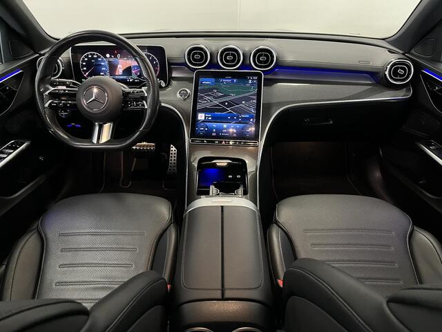 Mercedes-Benz C-KLASSE 180 AMG Line | Dodehoek detectie | Lederen stoelen | Stoelverwarming