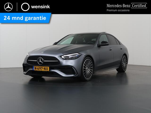 Mercedes-Benz C-KLASSE 200 Launch Edition AMG Line | Night | Panoramadak | Keyless | Headup | Memory | Digital Light | 19" multispaaks velgen |