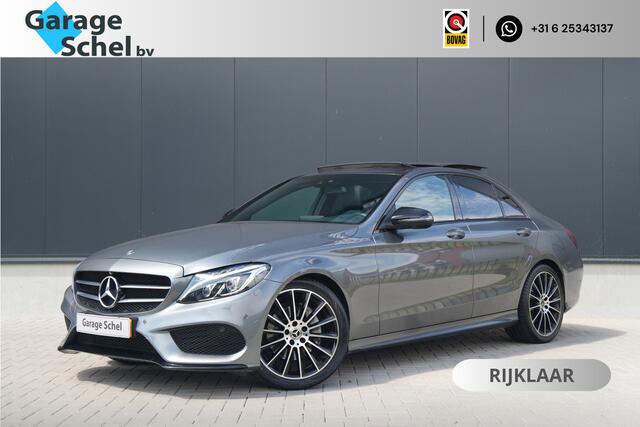 Mercedes-Benz C-KLASSE 180 AMG Line Premium Plus - Burmester - 360 Camera - Pano - Keyless - Memory - LED - Rijklaar