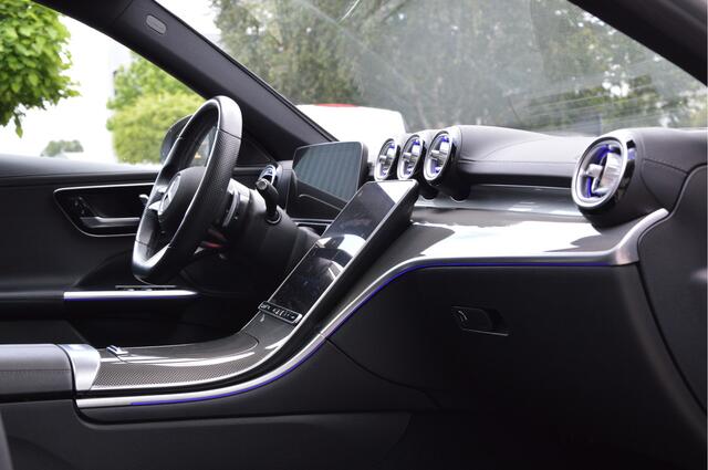 Mercedes-Benz C-KLASSE 180 AMG-LINE | PANORAMADAK | MEMORY | NIGHT-PAKKET | LEER | DIGITAL-LIGHT | KEYLESS | ENZ