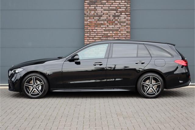 Mercedes-Benz C-KLASSE Estate 300 e AMG Line | Distronic | Panoramadak | Memory | Surround Camera | Verwarmd Stuurwiel | Carplay | Sfeerverlichting Premium |