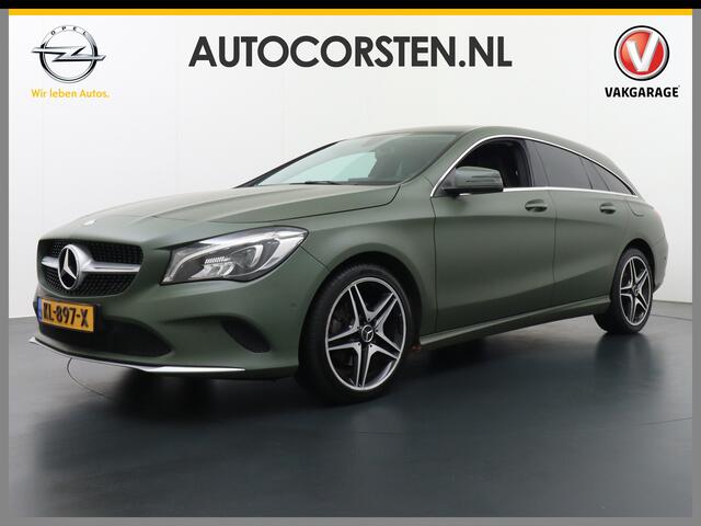 Mercedes-Benz CLA-KLASSE Shooting Brake 180K AMG 18"Lmv Sportstoelen Navi High-performance-LED PDC-a+v Cruise Night Pakket Urban Pakket Control Ambition Parkeerpilot Communicat-mod umts Led Pdc Bluetooth Camtronic Privacy Glas Garmin® MAP PILOT Actieve motorkap Remassistent Camtr