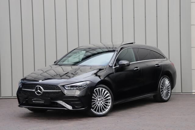 Mercedes-Benz CLA-KLASSE Shooting Brake 250e AMG | Aut8 | 218PK | Head-up | Keyles-go | Leder | Burmester | Memory | ACC | Panoramadak | Sfeerverlichting | 2024.