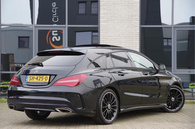 Mercedes-Benz CLA-KLASSE Shooting Brake 180 AMG NIGHT, AUT. LED, PANODAK, SPORTSTOELEN, 18'' AMG, CRUISE, NAVI, AIRCO, STOELVERWARMING