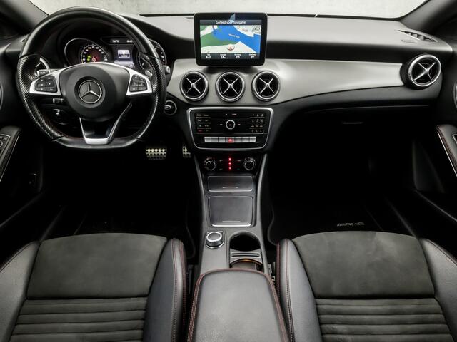 Mercedes-Benz CLA-KLASSE 180 AMG Sport Automaat (GROOT NAVI, LEDER/ALCANTARA, GETINT GLAS, DIAMOND GRILL, SPORTSTOELEN, PARKEERSENSOREN, LED KOPLAMPEN, NIEUWE APK, NIEUWSTAAT)