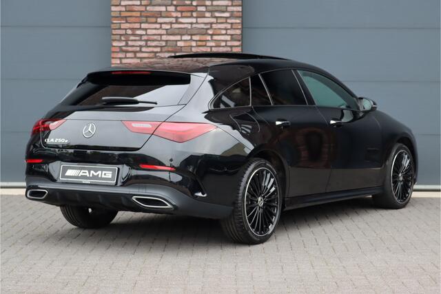 Mercedes-Benz CLA-KLASSE Shooting Brake 250 e AMG Line Aut8 | Facelift | Panoramadak | Distronic Pro | Memory | Burmester | Trekhaak | Keyless Go | Night Pakket |