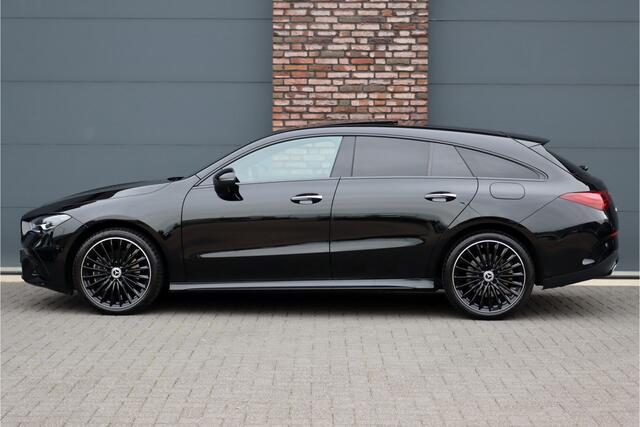 Mercedes-Benz CLA-KLASSE Shooting Brake 250 e AMG Line Aut8 | Facelift | Panoramadak | Distronic Pro | Memory | Burmester | Trekhaak | Keyless Go | Night Pakket |