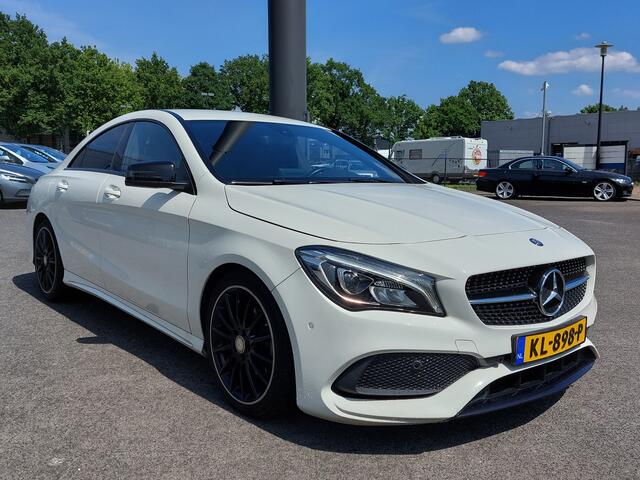 Mercedes-Benz CLA-KLASSE 180 122pk Automaat AMG Night Edition Plus | Origineel NL | Navi | Airco | Cruise | Led Koplampen | Pdc V+A+Assist | Licht+Regensensor | Privacy Glass | 18''lm
