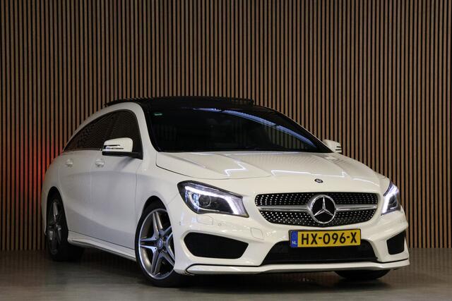 Mercedes-Benz CLA-KLASSE Shooting Brake 180 AMG | Panoramadak | Cruise | Airco | Alcantara | Navi | Command Online | Elek. Achterklep | Nieuwe APK | NAP Logisch |