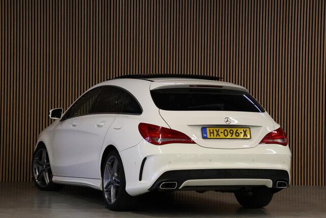 Mercedes-Benz CLA-KLASSE Shooting Brake 180 AMG | Panoramadak | Cruise | Airco | Alcantara | Navi | Command Online | Elek. Achterklep | Nieuwe APK | NAP Logisch |