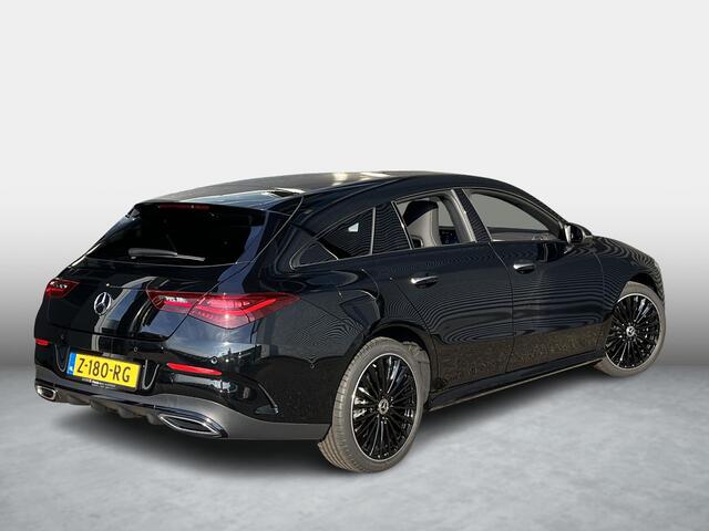 Mercedes-Benz CLA-KLASSE Shooting Brake 250 e AMG Line | Panoramadak | Night Pakket | MULTIBEAM LED Koplampen | Dodehoekassistent | Advanced Sound System | Sfeerverlichting | Stoelverwarming | Achteruitrijcamera | Elektrisch Inklapbare Buitenspiegels
