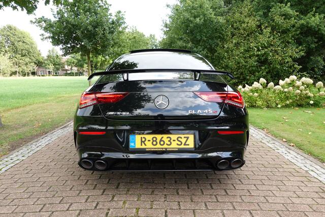 Mercedes-Benz CLA-KLASSE AMG 45 S 4MATIC+ Premium Plus | Burmester | 360° Camera | HUD | Stoelverw. | Stoelventilatie | Memory | Pano | Leder |