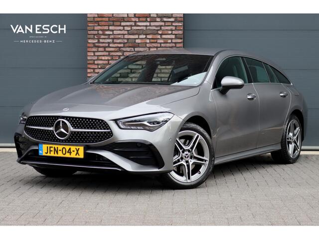 Mercedes-Benz CLA-KLASSE Shooting Brake 250 e Star Edition AMG Line | Facelift | Memory | Camera | Verwarmd Stuurwiel | Trekhaak | Keyless Go | Sfeerverlichting |