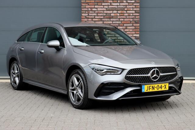 Mercedes-Benz CLA-KLASSE Shooting Brake 250 e Star Edition AMG Line | Facelift | Memory | Camera | Verwarmd Stuurwiel | Trekhaak | Keyless Go | Sfeerverlichting |