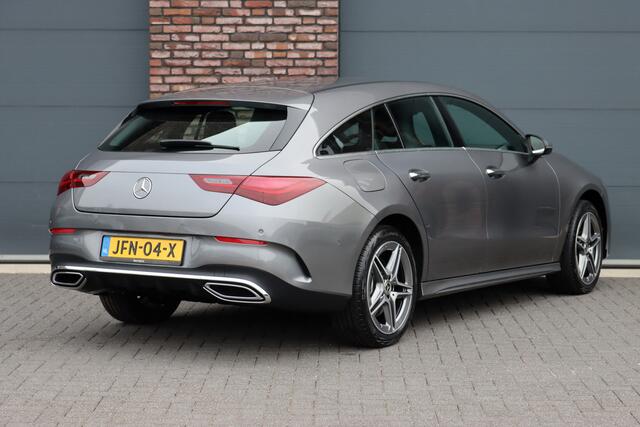 Mercedes-Benz CLA-KLASSE Shooting Brake 250 e Star Edition AMG Line | Facelift | Memory | Camera | Verwarmd Stuurwiel | Trekhaak | Keyless Go | Sfeerverlichting |