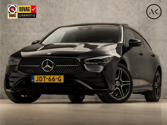 Mercedes-Benz CLA-KLASSE Shooting Brake 250 e AMG Sport 218Pk Automaat (FACELIFT, SCHUIFDAK, MEMORY SEATS, HEAD-UP DISPLAY, 360 CAMERA, STUUR/STOELVERWARMING, BURMESTER, LEDER/ALCANTARA, ADAPTIVE CRUISE, NIEUWSTAAT)