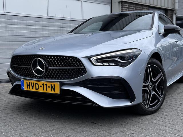Mercedes-Benz CLA-KLASSE 250 e Star Edition AMG | Night Pakket | Dodehoekassistent | Apple CarPlay | Android Auto | Sfeerverlichting | Stoelverwarming | Parkeersensoren | Achteruitrijcamera | Elektrisch Inklapbare Buitenspiegels
