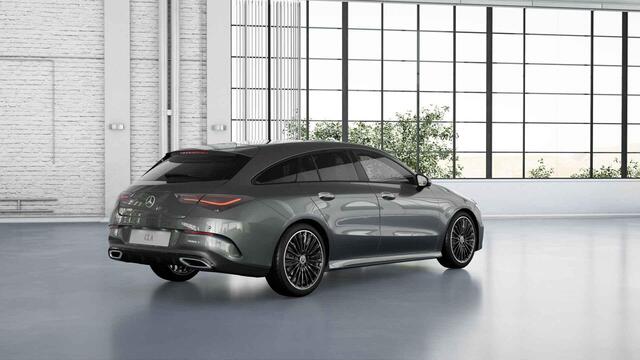 Mercedes-Benz CLA-KLASSE Shooting Brake 180 Business Solution AMG | Panoramaschuifdak | Premium plus | Night pakket | Multispaaks velgen | Head-up display | Dodehoekassistent | 360° camera | Stoelverwarming |