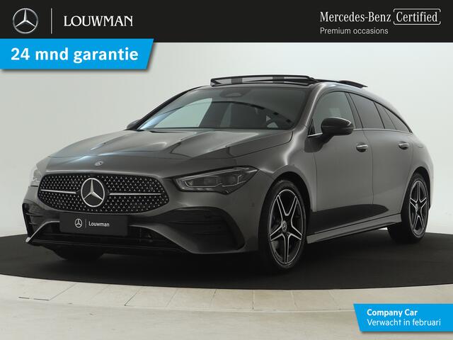Mercedes-Benz CLA-KLASSE Shooting Brake 180 AMG Line LIMITED | Nightpakket | Parkeerpakket met achteruitrijcamera | KEYLESS GO | Dodehoekassistent | USB pakket plus | EASY PACK achterklep | MULTIBEAM LED | Verwarmde stoelen vooraan |