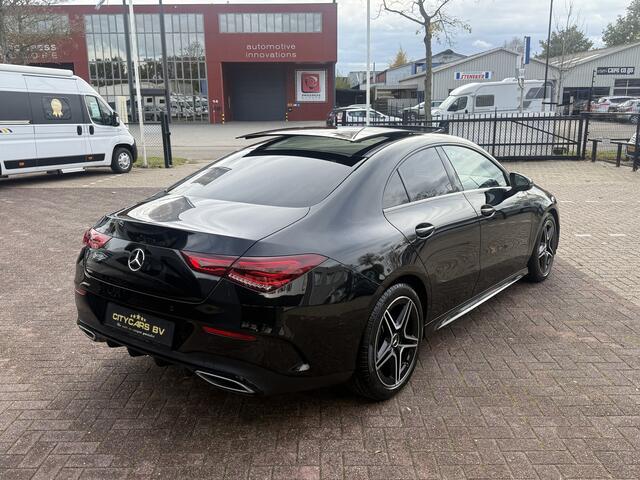 Mercedes-Benz CLA-KLASSE 200 AMG-LINE automaat panodak navi camera climate ctr cruise ctr keyless matrix lmv 18 inch sound dealer onderhouden