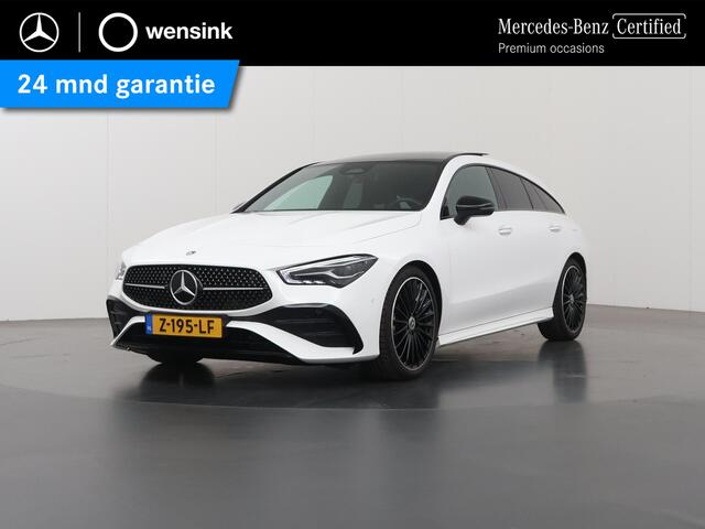 Mercedes-Benz CLA-KLASSE Shooting Brake 180 Star Edition AMG Line | Night | Panoramadak | 19" lichtmetalen velgen | Sfeerverlichting | Stoelverwarming |