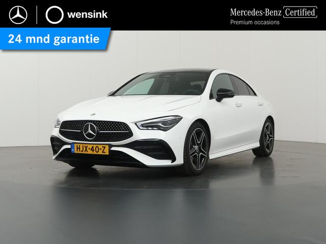 Mercedes-Benz CLA-KLASSE 180 AMG Line | Panoramadak | Sfeerverlichting | Nightpakket | Stoelverwarming | Multimedia Systeem Groot |