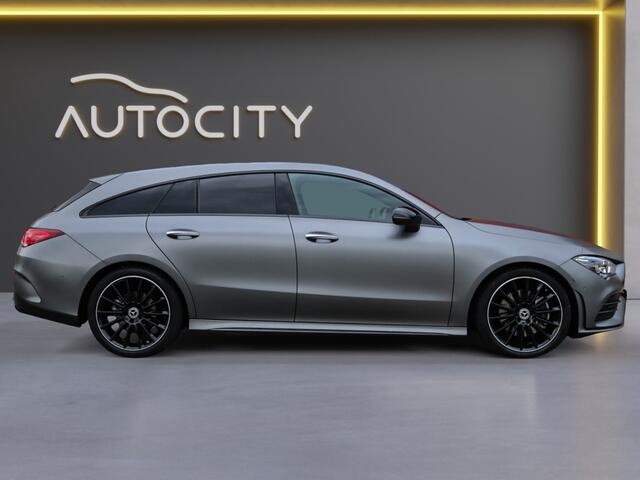 Mercedes-Benz CLA-KLASSE Shooting Brake 200 AMG Line Multibeam l Night pakket l Leder l Trekhaak l Leder
