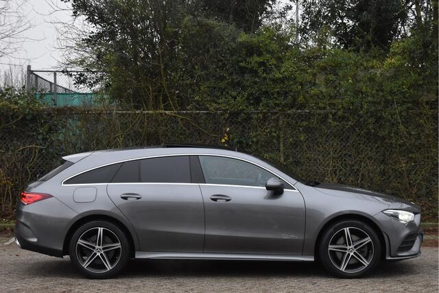 Mercedes-Benz CLA-KLASSE Shooting Brake 250 e Business Solution AMG Limited 218 pk | Open dak | Camera | Carplay | Widescreen | Sfeerverlichting | Stoelverwarming | Full LED